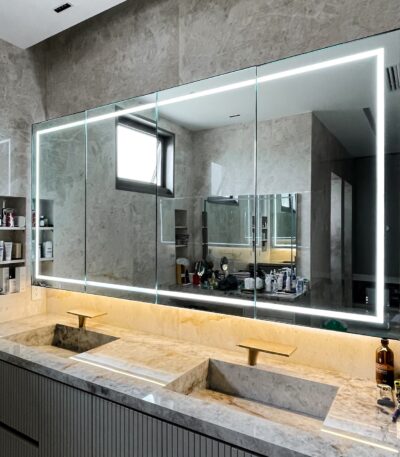 Glam Glow Cabinet - Espejos y muebles de lujo Woodlass Ecuador